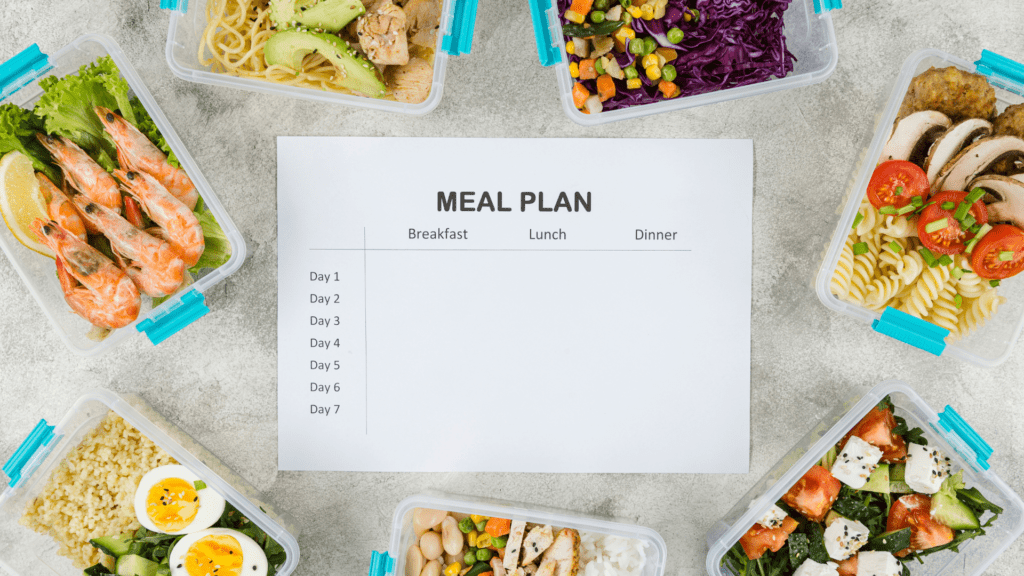 plano alimentar de proteina